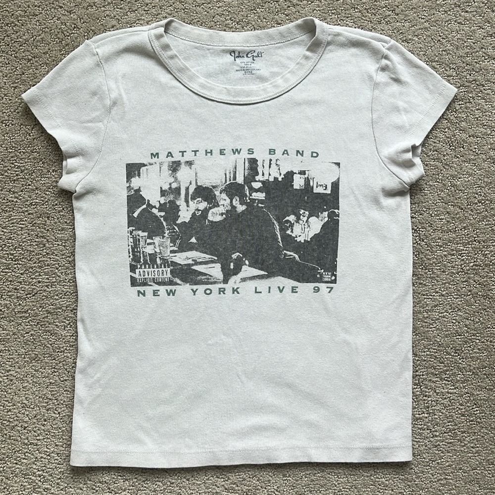 Brandy Melville Dave Matthew’s Band Baby Tee